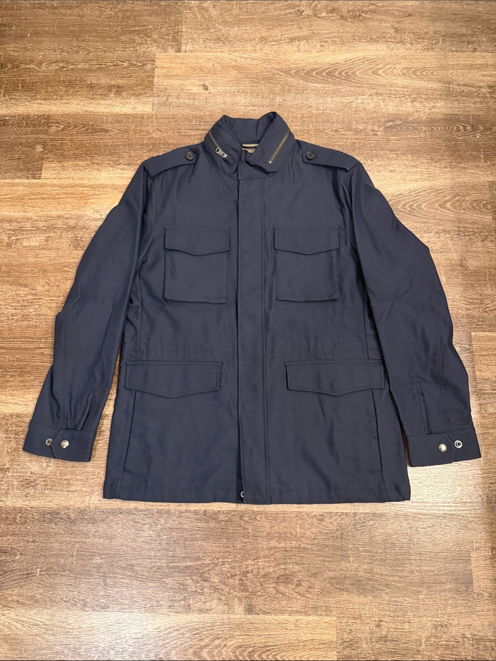 Banana Republic Navy Military Field Jacket